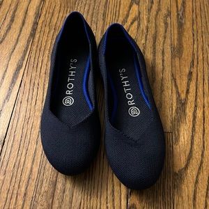 Rothy’s Navy Loafers size 6